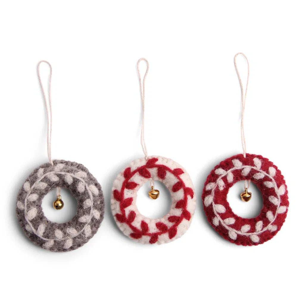 Gry & Sif - Mini Wreath Ornaments