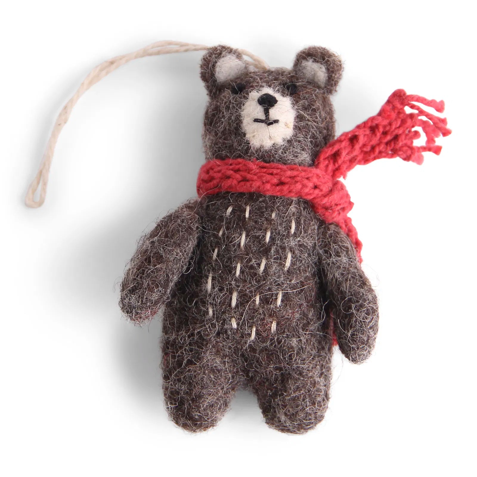 Gry & Sif - Mini Bear Grey / Scarf