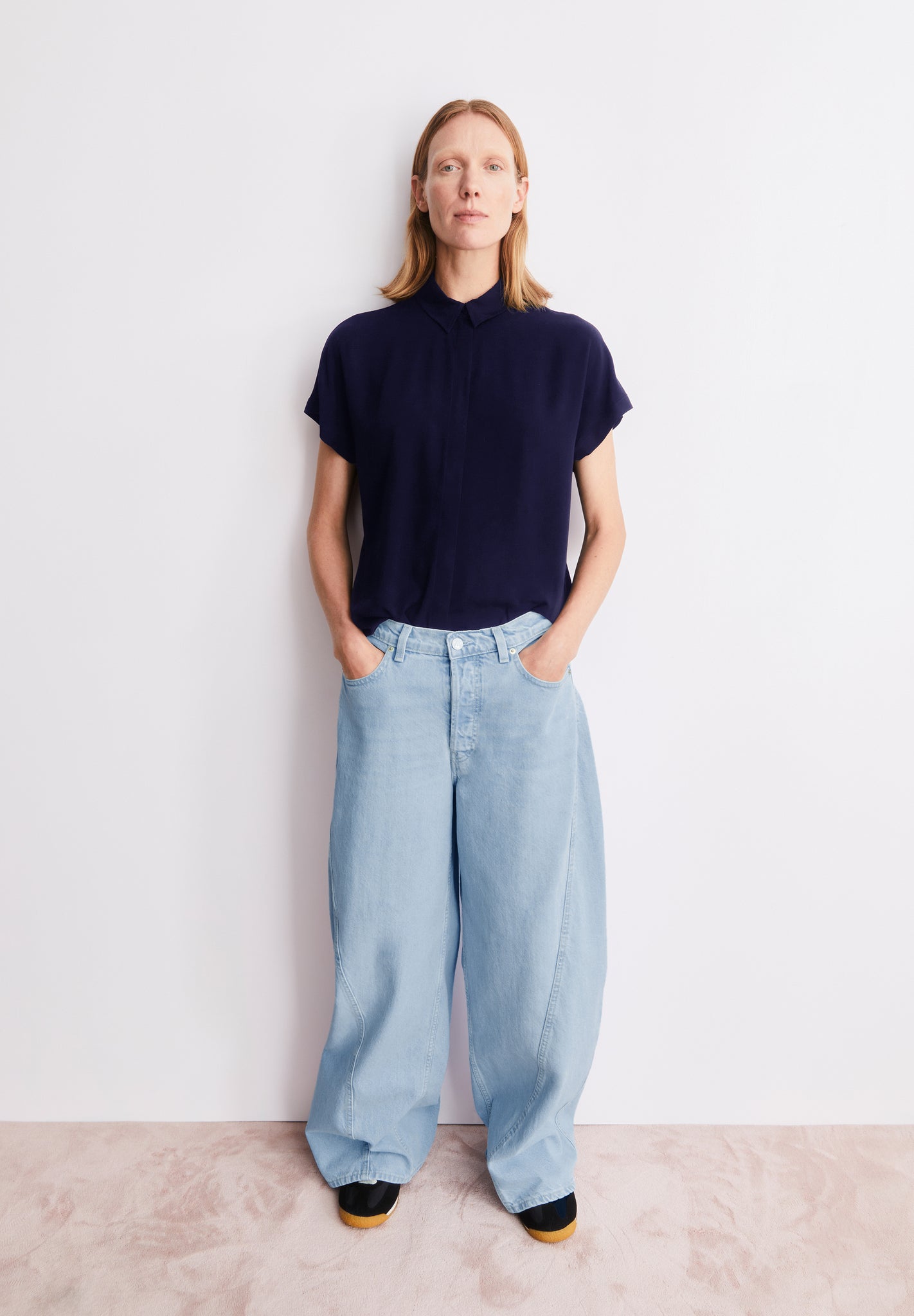 Armedangels Larisaana Blouse - Tinted Navy