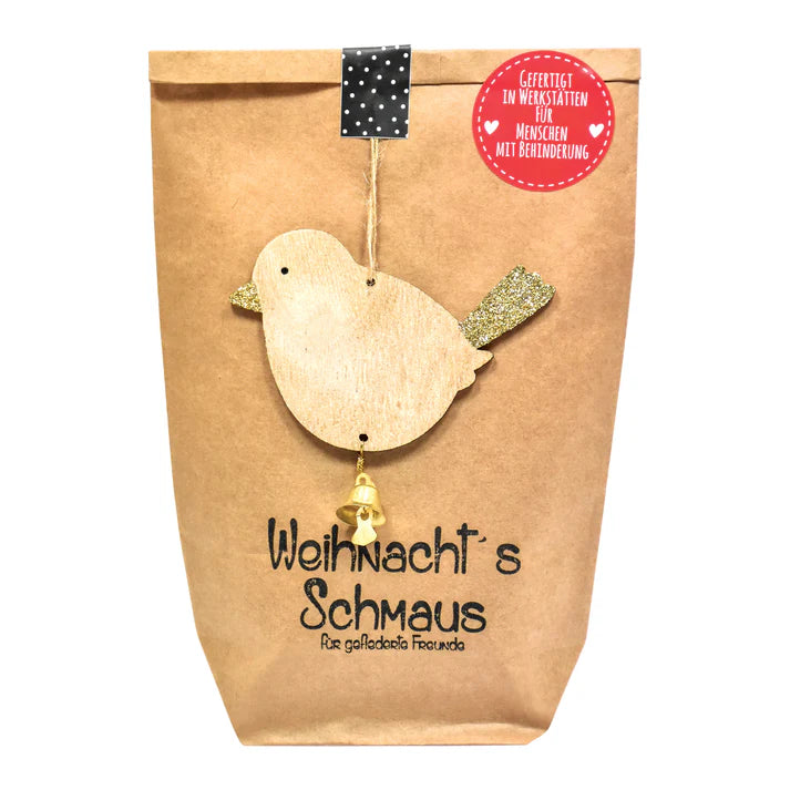 Wonderful gift bag - Star magic wonder bag with wooden pendant