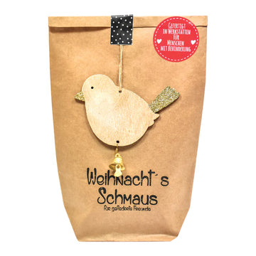 Wonderful gift bag - Star magic wonder bag with wooden pendant