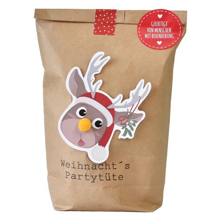 Wonderful gift bag - Star magic wonder bag with wooden pendant