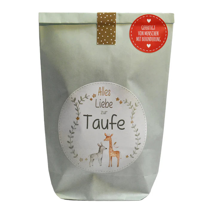 Wonderful gift bag - Star magic wonder bag with wooden pendant