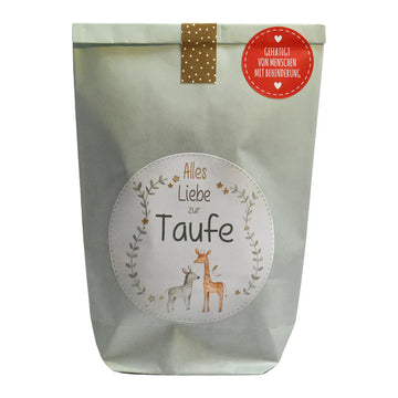 Wonderful gift bag - Star magic wonder bag with wooden pendant