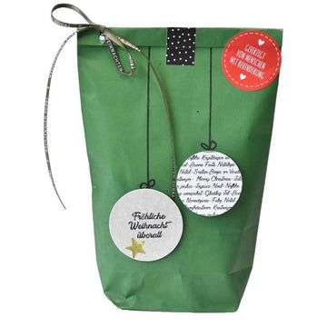 Wonderful gift bag - Star magic wonder bag with wooden pendant
