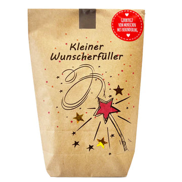 Wonderful gift bag - Star magic wonder bag with wooden pendant