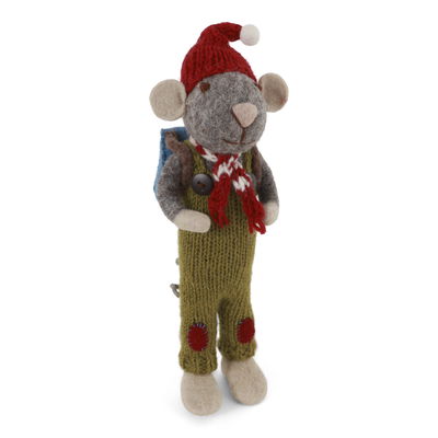 Gry & Sif - Big Grey Boy Mouse  Pants & Backpack