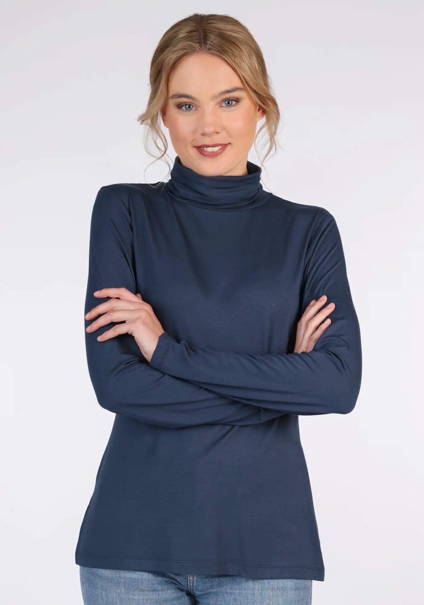 Adaa - long-sleeved shirt - blue