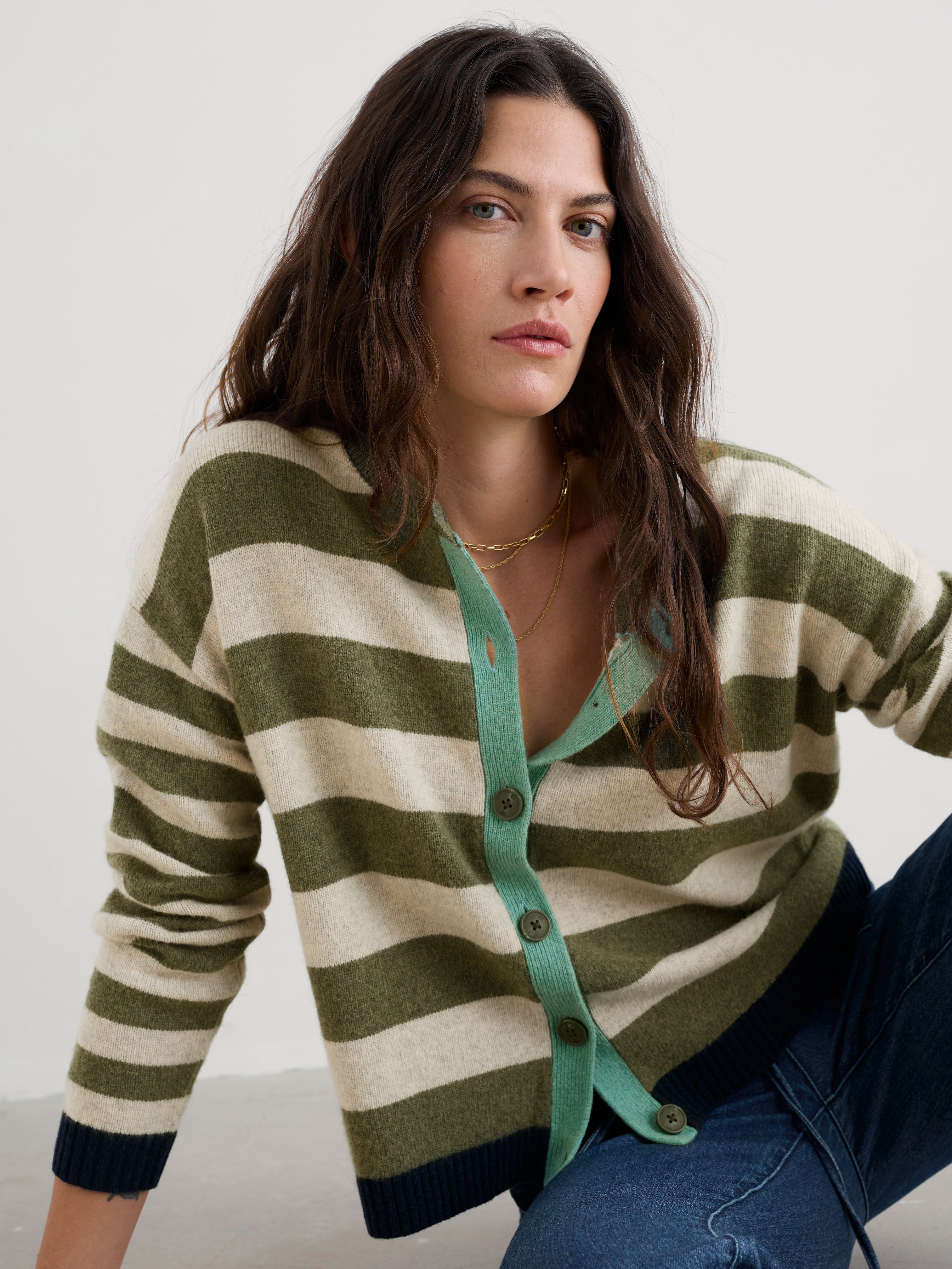 Cardigan - Pinwell  aus Lammwolle