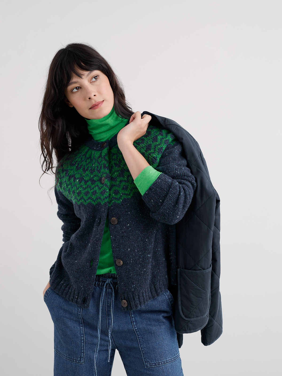 Seasalt Cornwall Port Kinnis Cardigan Maritime Hedgerow