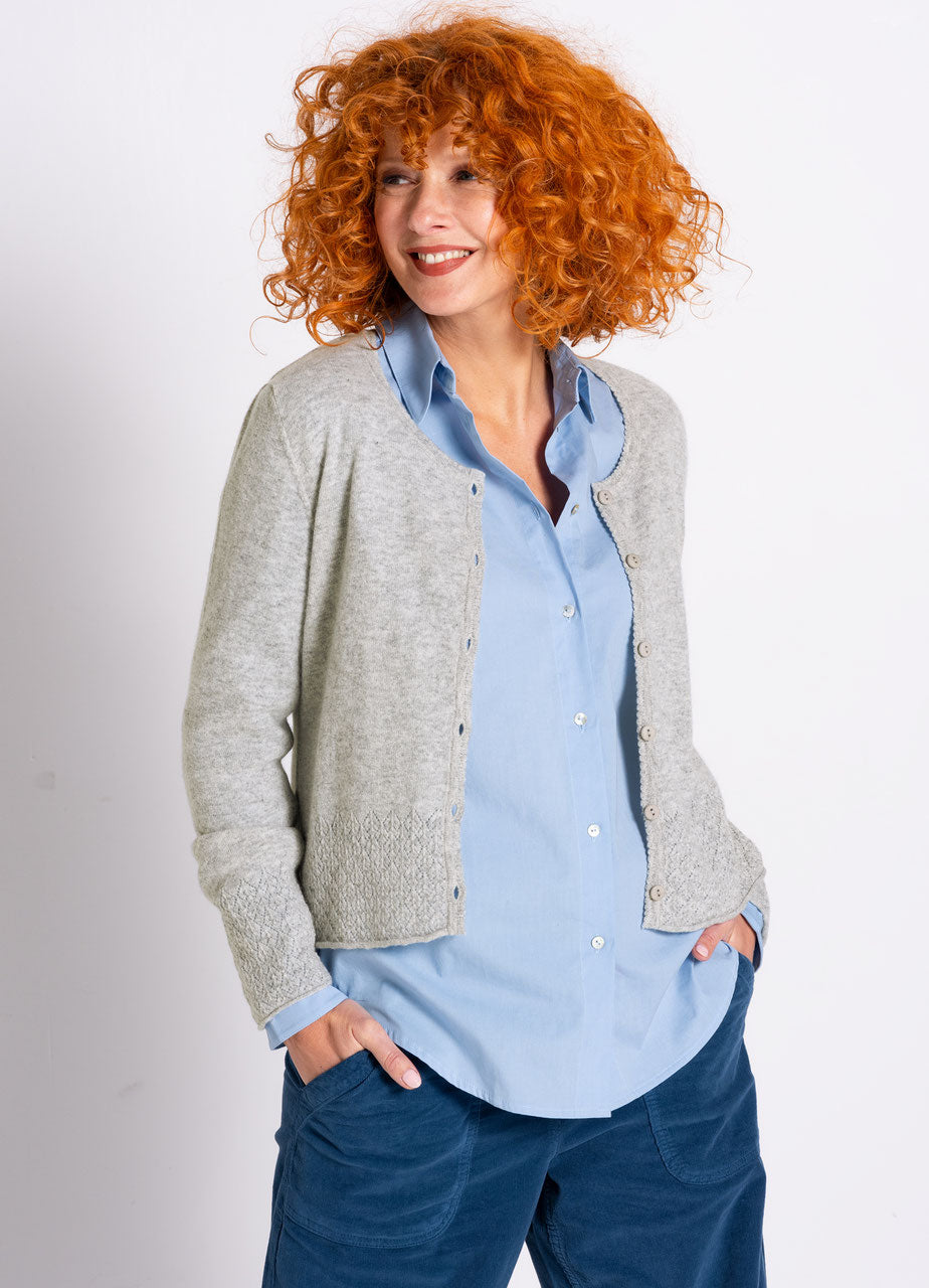 Mottled - Cardigan - blue