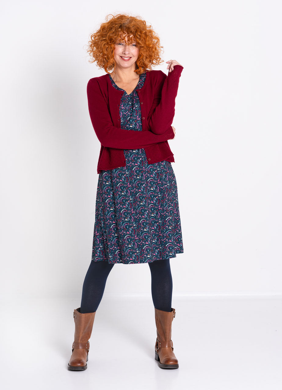 Mottled - Cardigan - blue