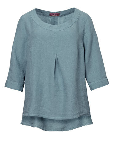 Heidekönigin Blusenshirt - Steinblau