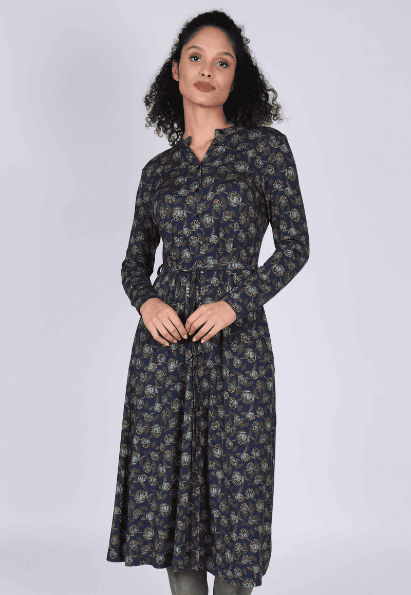 Sorgenfri Kleid Jara - Hortensia - Navy