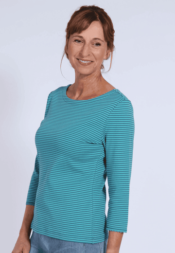 Long-sleeved shirt Bea - Emerald